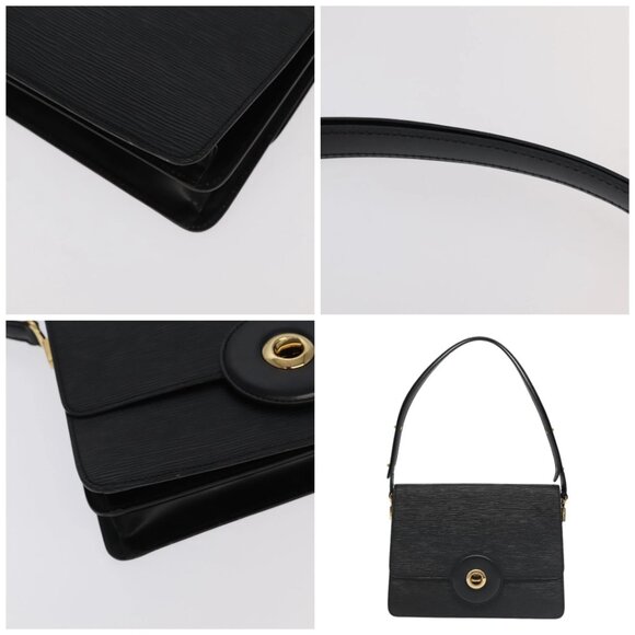 LOUIS VUITTON Epi Free Run Shoulder Bag Black - Picture 10 of 15